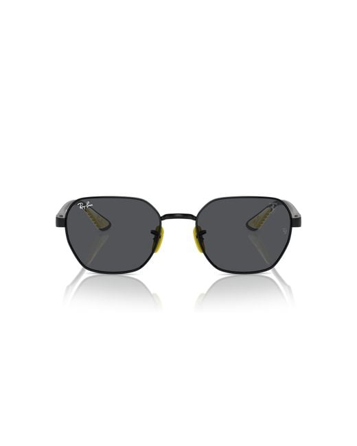 Ray-Ban Black Sunglasses Rb3794m Scuderia Ferrari Collection