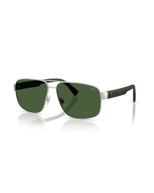 Polo Ralph Lauren Green Sunglass Ph3165 for men