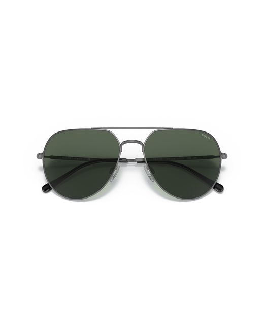Polo Ralph Lauren Green Sunglass Ph3139 for men