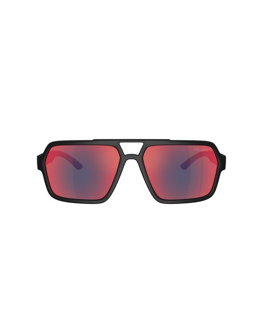 Homme Sunglass Ps A06S Prada Linea Rossa pour homme en coloris Black