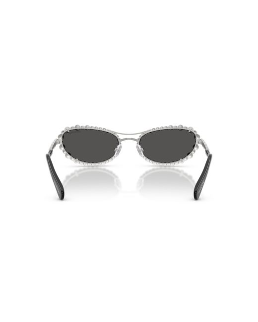 Swarovski Black Sunglass Sk7044