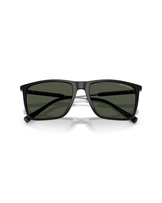 ARMANI EXCHANGE Black Sunglass Ax4160s for men