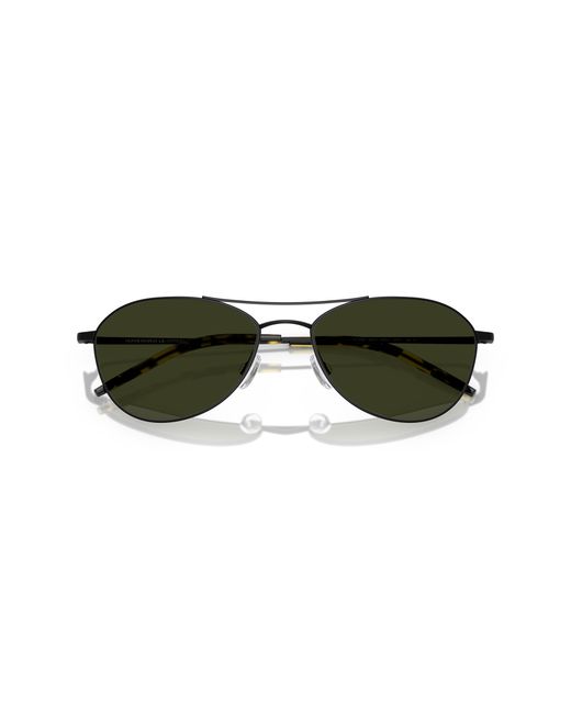 Oliver Peoples Black Sunglass Ov1358s Aero Ii