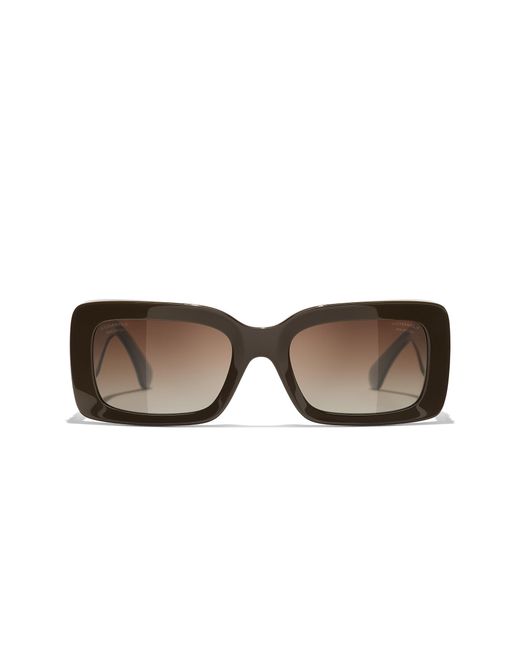 Chanel Black Sunglass Ch5534a Rectangle Sunglasses Ch5534a
