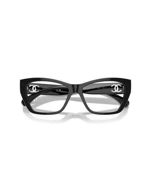 Chanel Black Sunglass Cat Eye Eyeglasses Ch3474a