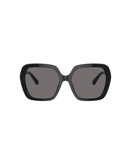 Chanel Black Sunglass Square Sunglasses Ch5521a