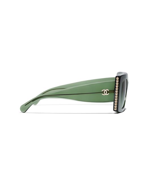 Chanel Green Sunglass Square Sunglasses Ch5480h