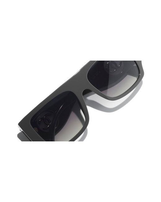 Chanel Black Sunglass Square Sunglasses Ch5549