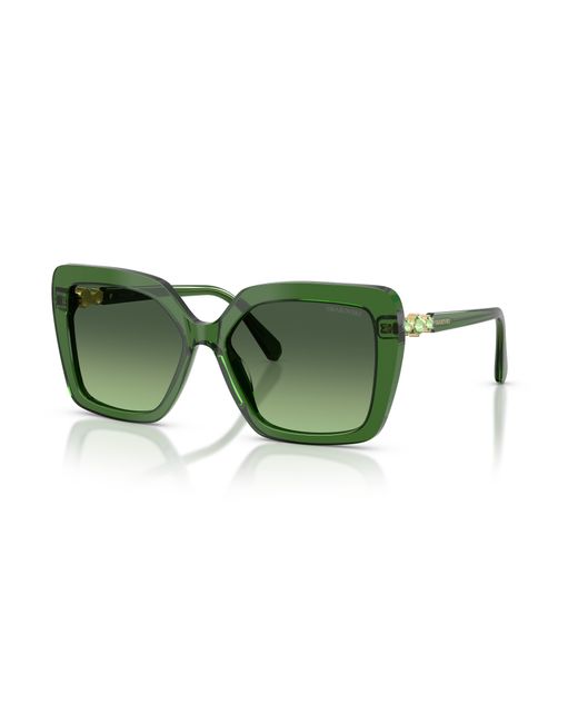 Swarovski Green Sunglass Sk6049