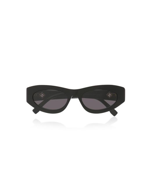 Fendi Black Sunglass Ff Diamonds Fe40177u