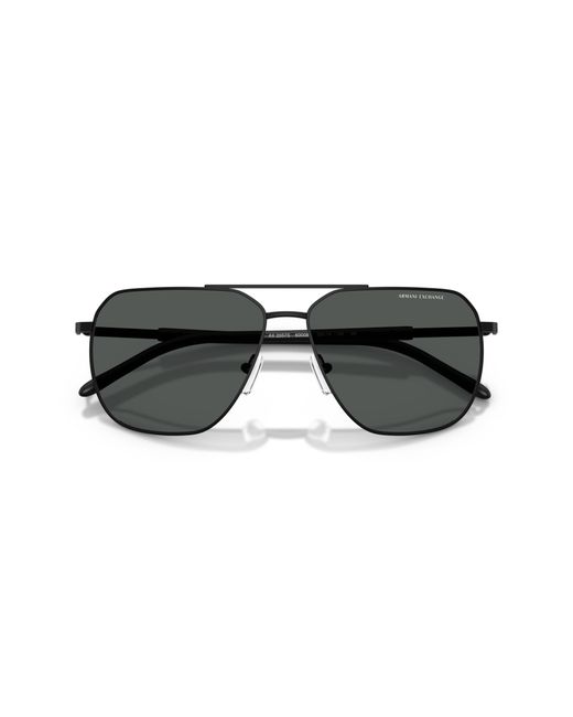 ARMANI EXCHANGE Black Sunglass Ax2057s for men