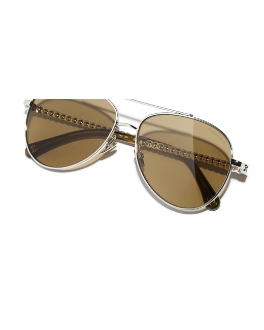 Chanel Black Sunglass Pilot Sunglasses Ch4298h Ch4298h