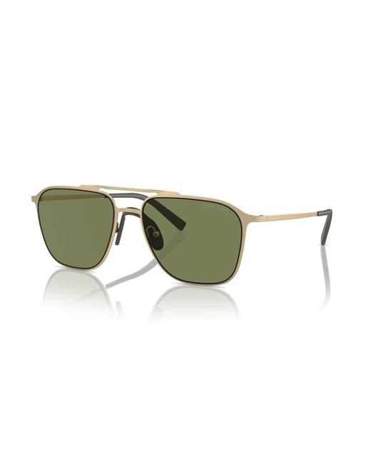 Giorgio Armani Green Sunglass Ar6110 for men