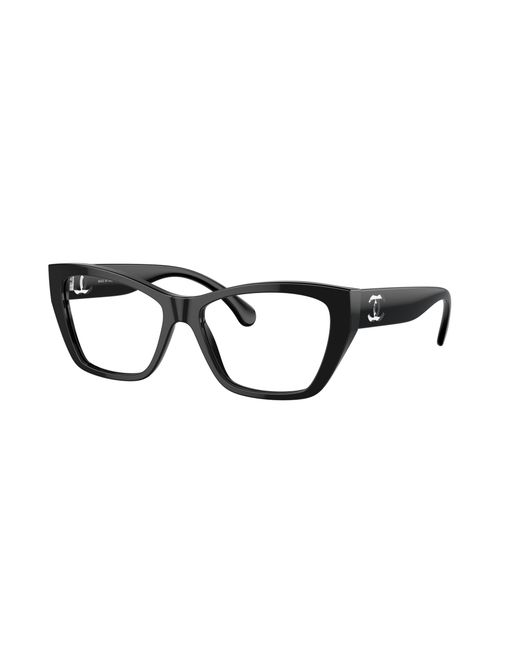 Chanel Black Sunglass Cat Eye Eyeglasses Ch3474a