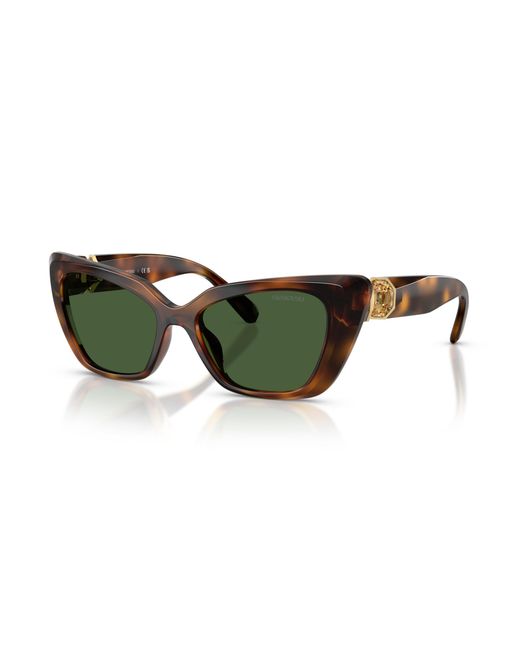 Swarovski Green Sunglass Sk6047