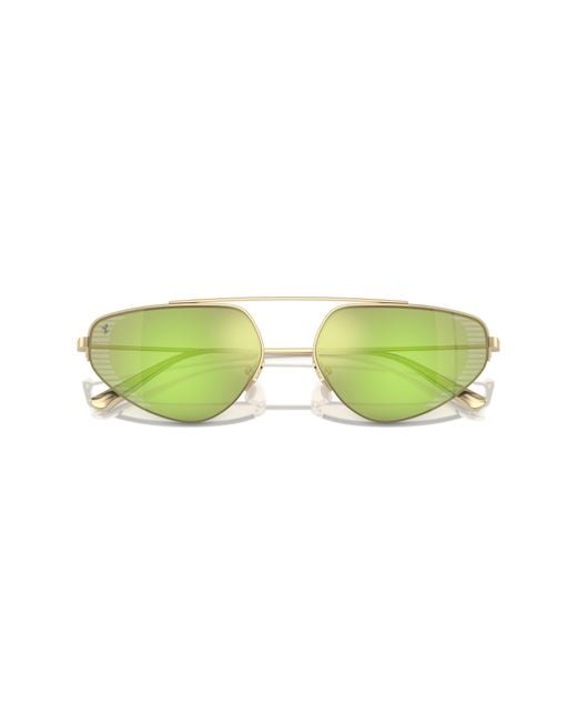 Ferrari Green Sunglass Fh1010td