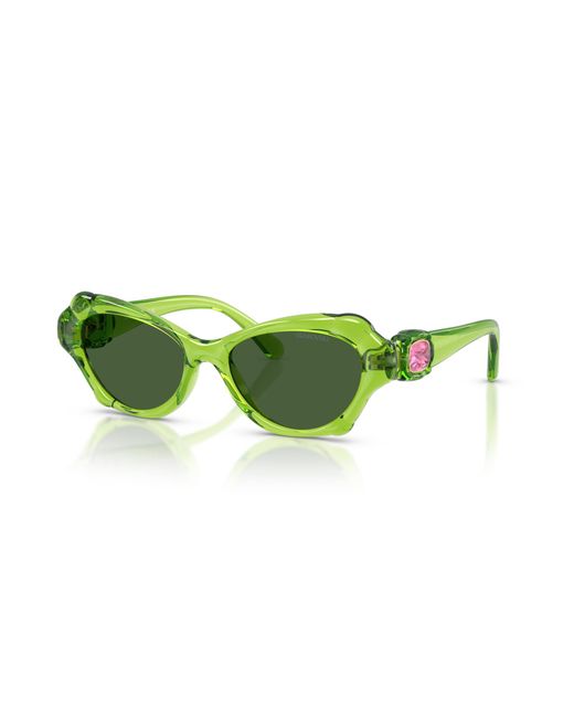 Swarovski Green Sunglass Sk6050
