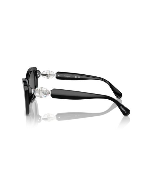 Swarovski Black Sunglasses Sk6018