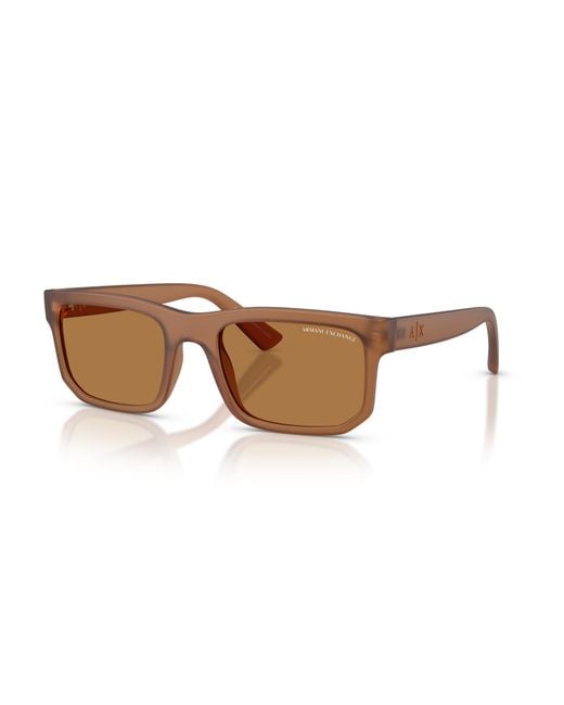 ARMANI EXCHANGE Black Sunglass Ax4165s for men