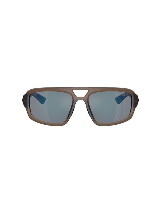 Prada Linea Rossa Black Sunglass Ps 03zs for men