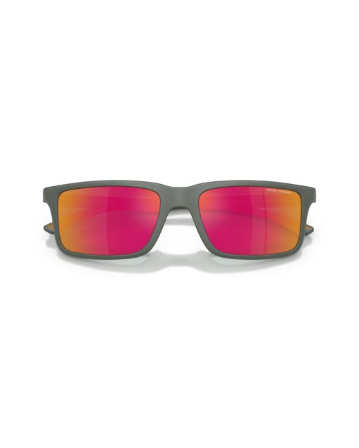 ARMANI EXCHANGE Black Sunglass Ax4157su for men