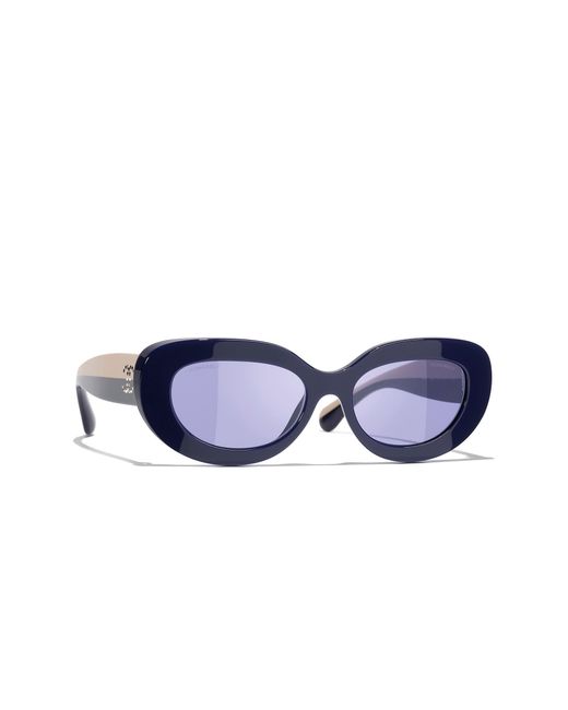 Chanel Black Sunglass Oval Sunglasses Ch5562b Ch5562b