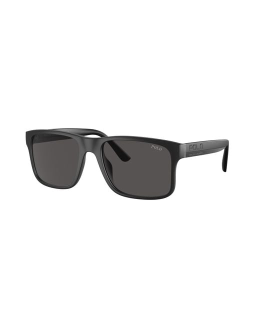 Polo Ralph Lauren Black Sunglass Ph4195u for men