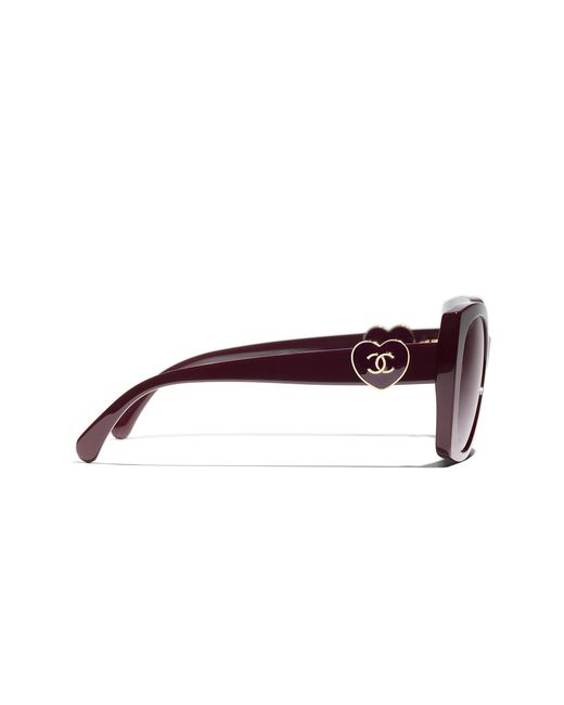 Chanel Black Sunglass Square Sunglasses Ch5519