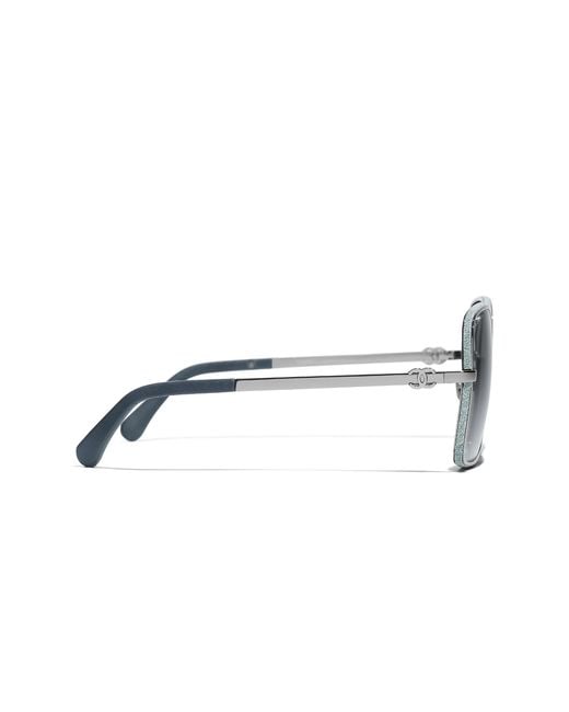 Chanel Black Sunglass Square Sunglasses Ch4288q