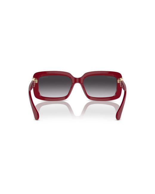 Chanel Black Sunglass Rectangle Sunglasses Ch5520a