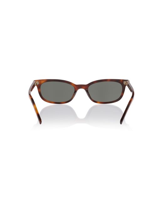 Saint Laurent Black Sl M160 53Mm Polarized Cat Eye Sunglasses