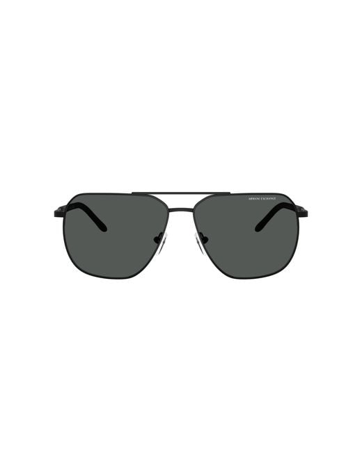 ARMANI EXCHANGE Black Sunglass Ax2057s for men