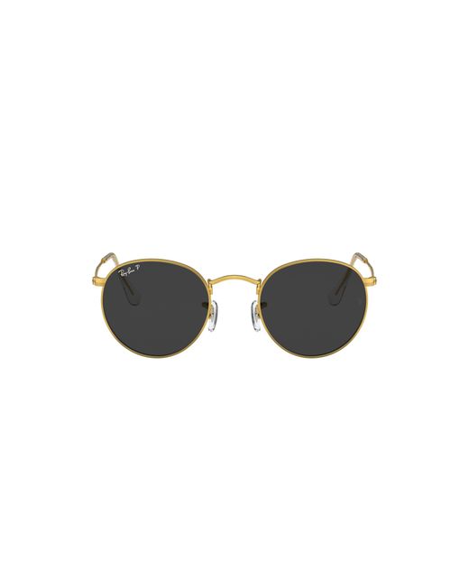 Ray-Ban Black Sunglass Rb3447 Round Metal for men