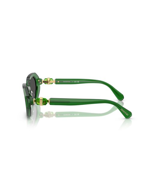 Swarovski Green Sunglass Sk6028