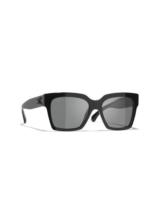 Chanel Black Sunglass Butterfly Sunglasses Ch5557