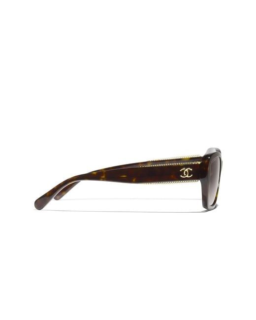 Chanel Black Sunglass Butterfly Sunglasses Ch5516