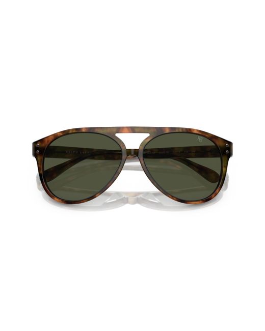 Ralph Lauren Green Sunglass The Cruiser for men