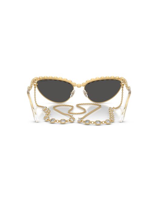 Swarovski Black Sunglass Sk7030