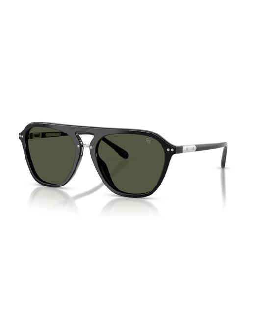 Ralph Lauren Black Sunglass The Hugh for men