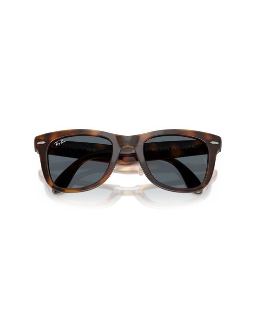 Ray-Ban Black Sunglass Rb4105 Wayfarer Folding Classic for men