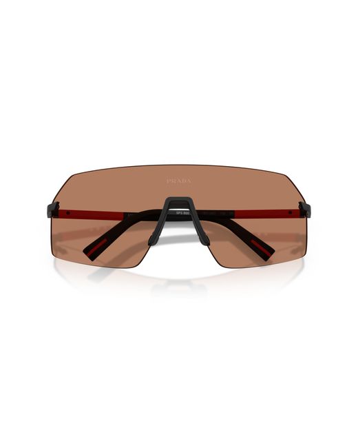 Prada Linea Rossa Black Sunglass Ps B50s for men