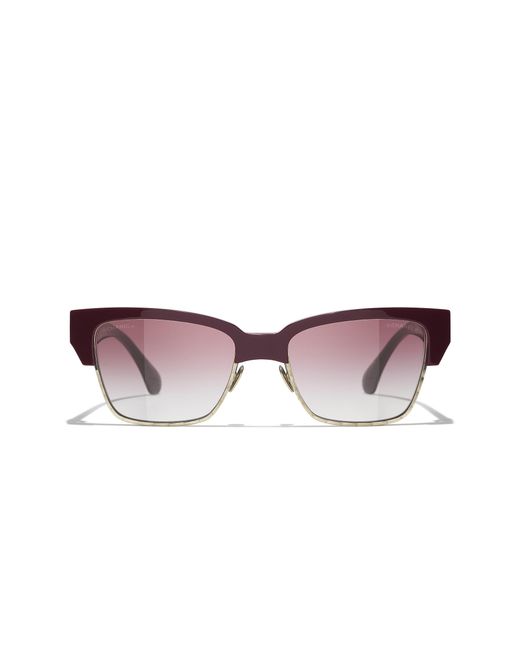Chanel Black Sunglass Cat Eye Sunglasses Ch5558