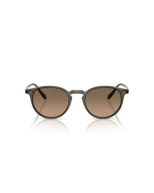 Oliver Peoples Black Sunglass Ov5004su Riley-r Sun