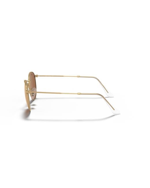 Ray-Ban Black Sunglass Rb3447 Round Flash Lenses for men