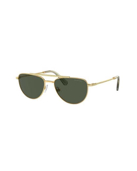 Swarovski Black Sunglass Sk7007