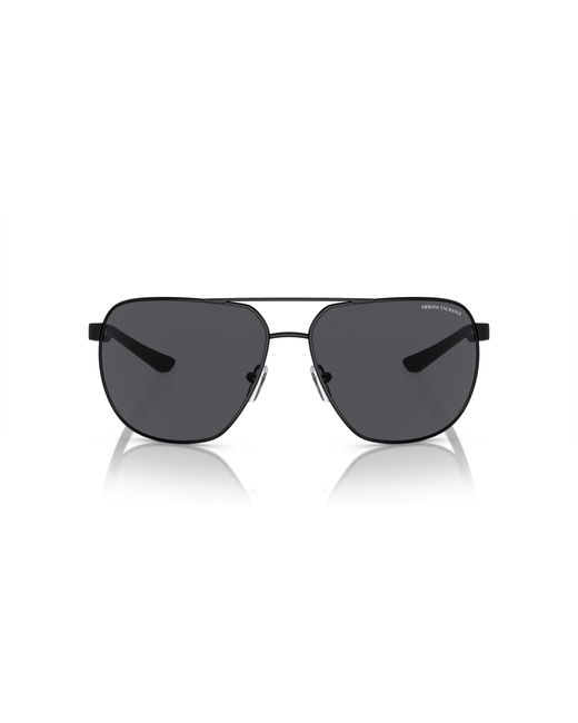 ARMANI EXCHANGE Black Sunglass Ax2047s for men