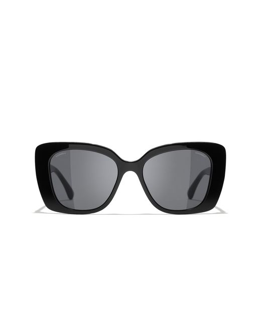 Chanel Black Sunglass Square Sunglasses Ch5422b