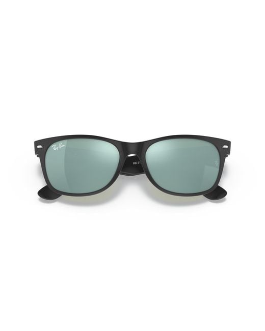 Ray-Ban Green Rb2132 New Wayfarer Square Sunglasses