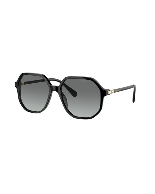 Swarovski Black Sk6003f Low Bridge Fit Sunglasses