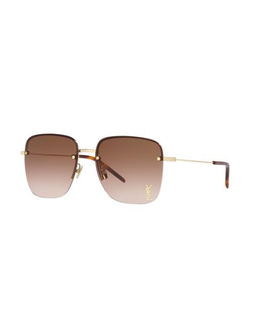 Saint Laurent Black Sunglass Sl 312 M